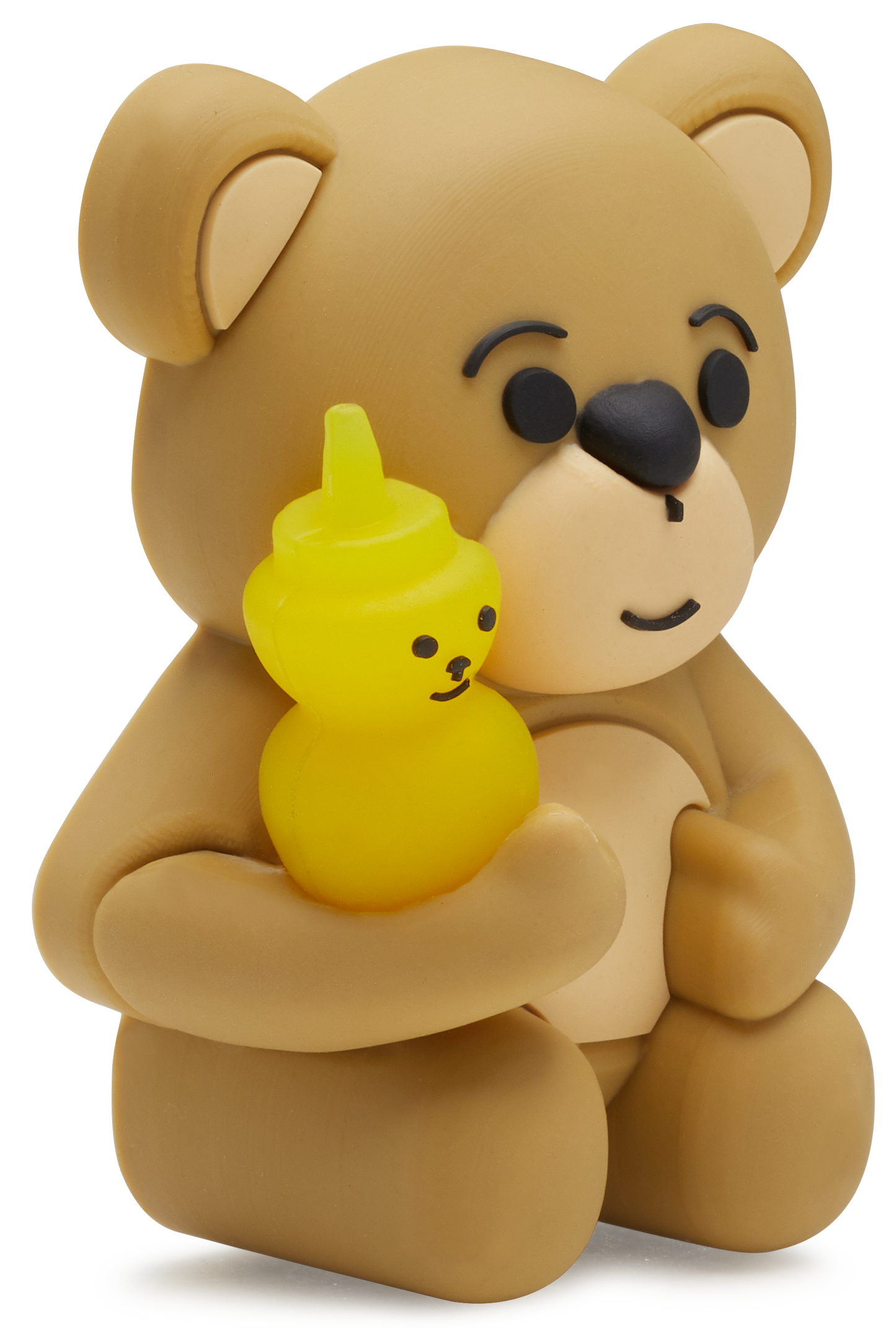 JIBBITZ BEAR HUGGING HONEY