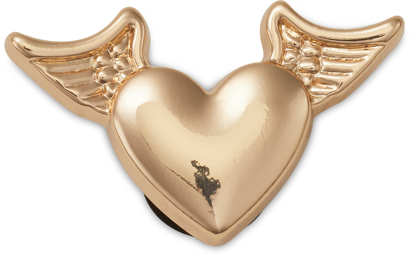 JIBBITZ GOLD HEART WITH WINGS