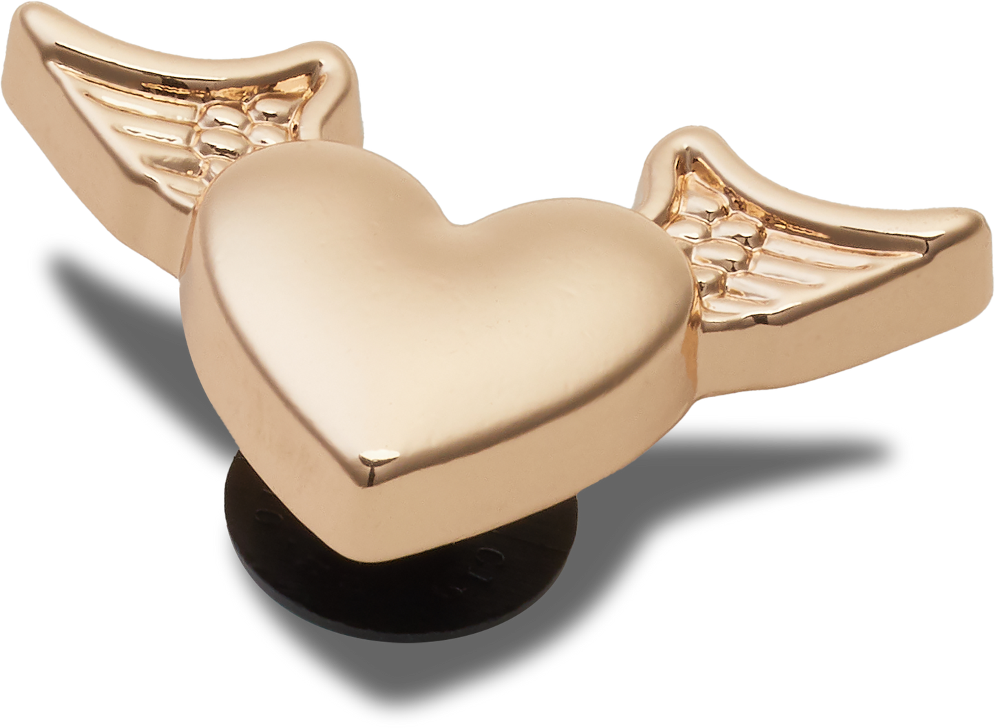JIBBITZ GOLD HEART WITH WINGS