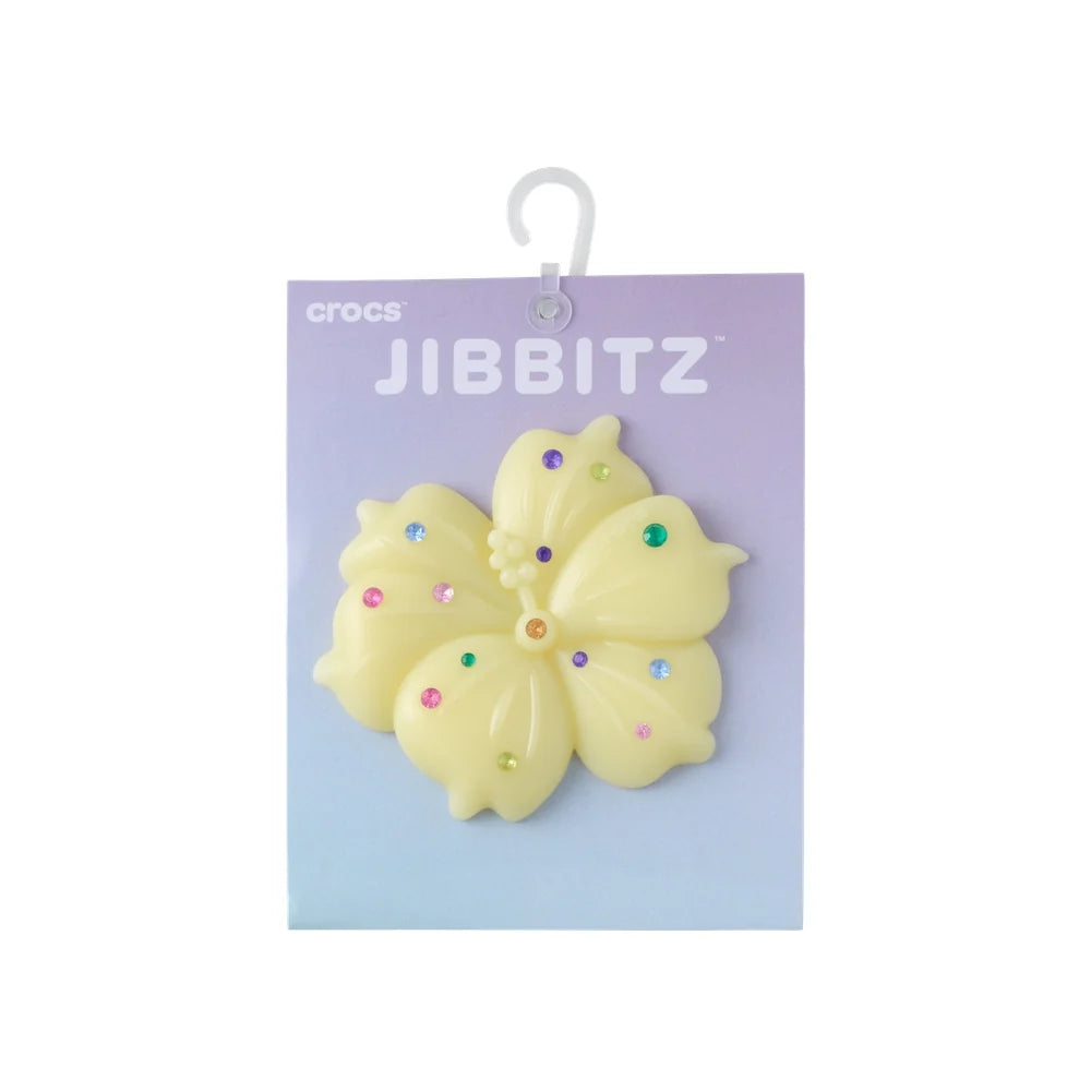 Jibbitz™ Mega Yellow Gem Hibiscus