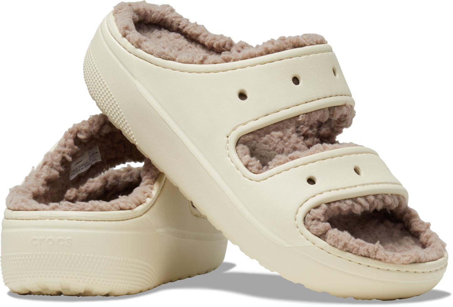 CLASSIC COZZZY SANDAL UNISEX ADULT - BONE/MUSHROOM