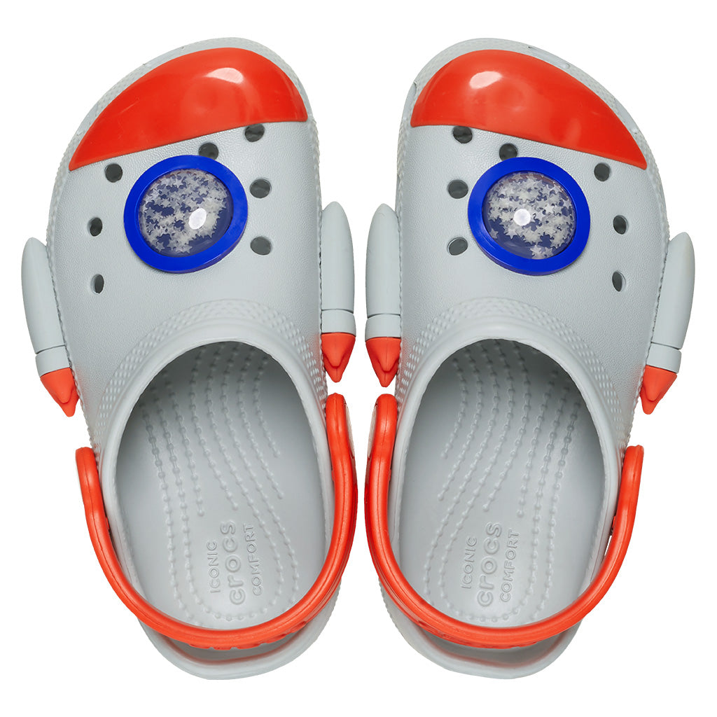 CLASSIC ROCKET SHIP CLOG TODDLER