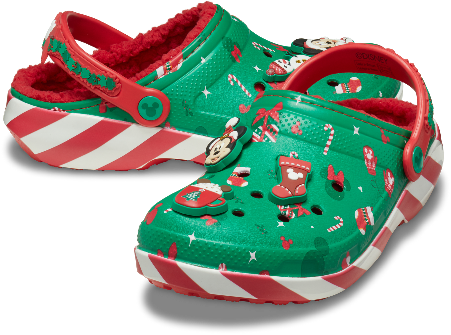 CROCS MICKEY XMAS LINED CLASSIC CLOG UNISEX KIDS - MULTI