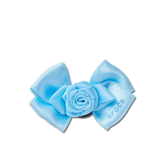 Jibbitz™ Blue Rosette Bow