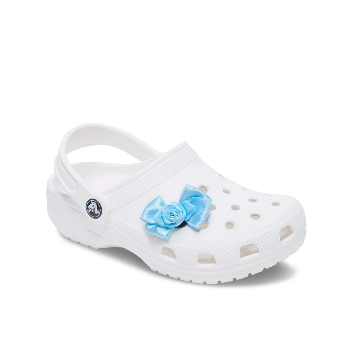 Jibbitz™ Blue Rosette Bow
