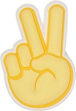 Jibbitz™ Peace Hand Sign