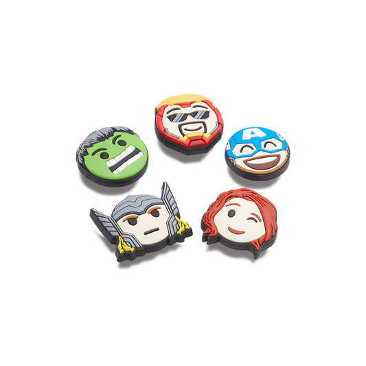 Jibbitz™ Avengers Emojis 5 Pack
