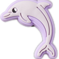 Jibbitz™  Purple Dolphin
