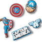 Jibbitz™ Captain America 5 Pack