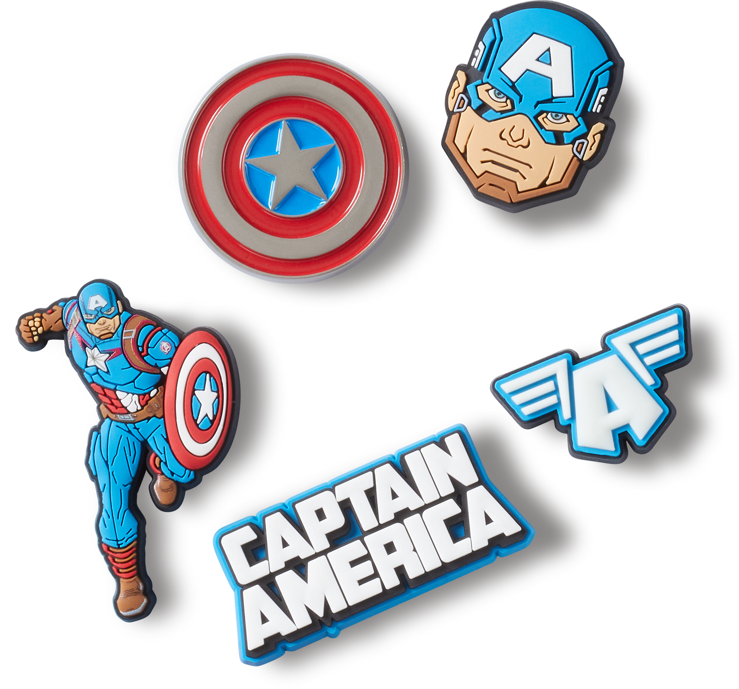 Jibbitz™ Captain America 5 Pack
