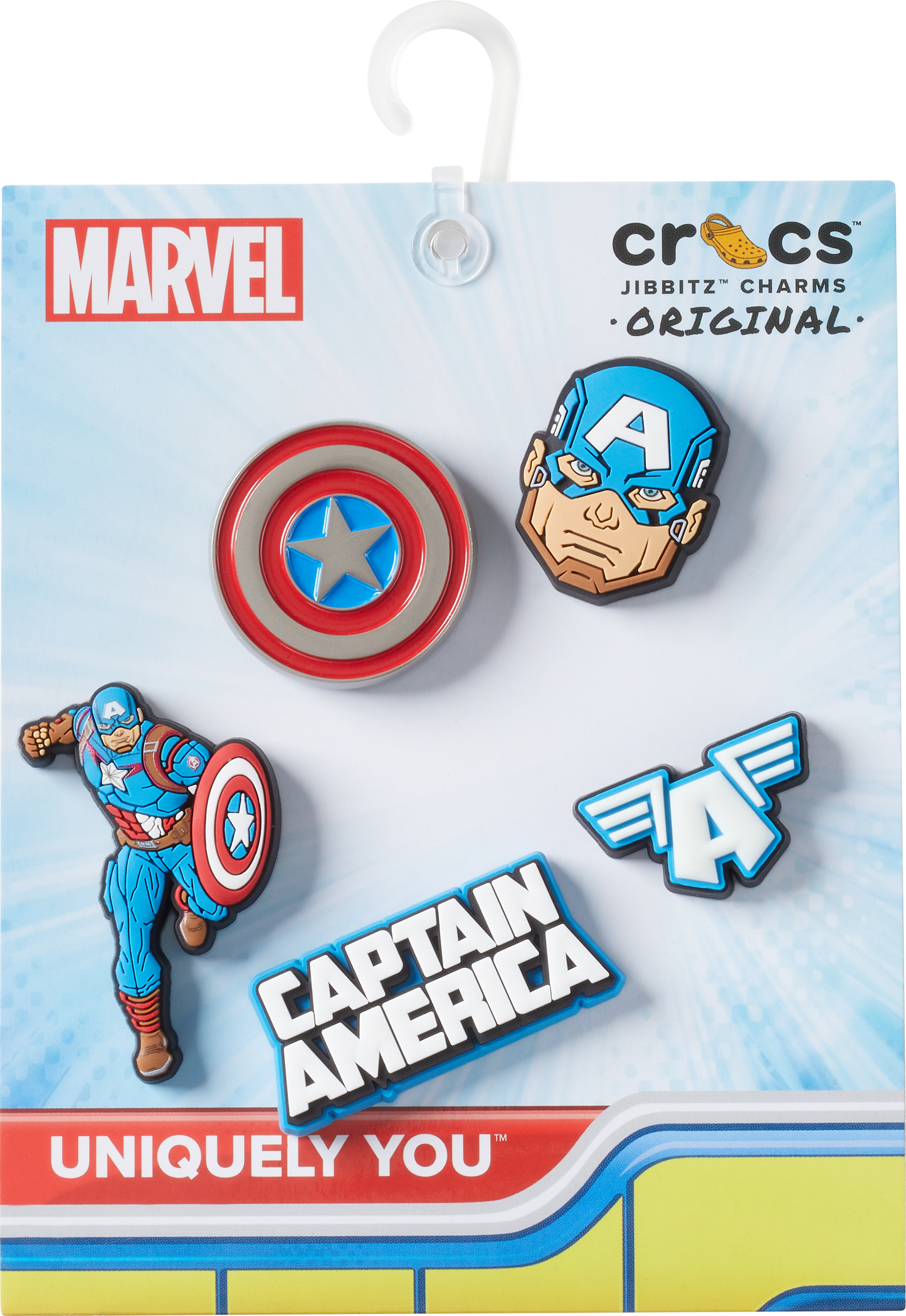 Jibbitz™ Captain America 5 Pack