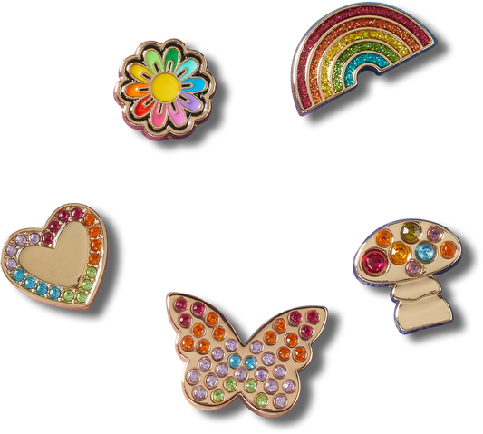 Jibbitz™  Rainbow Elevated Festival