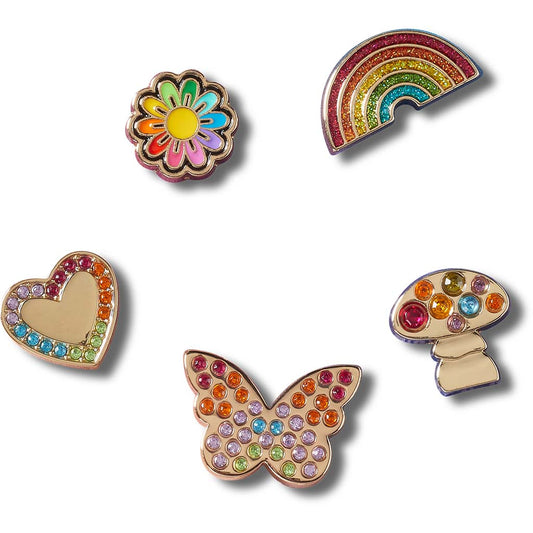 Jibbitz™ Rainbow Elvtd Festival 5 Pack