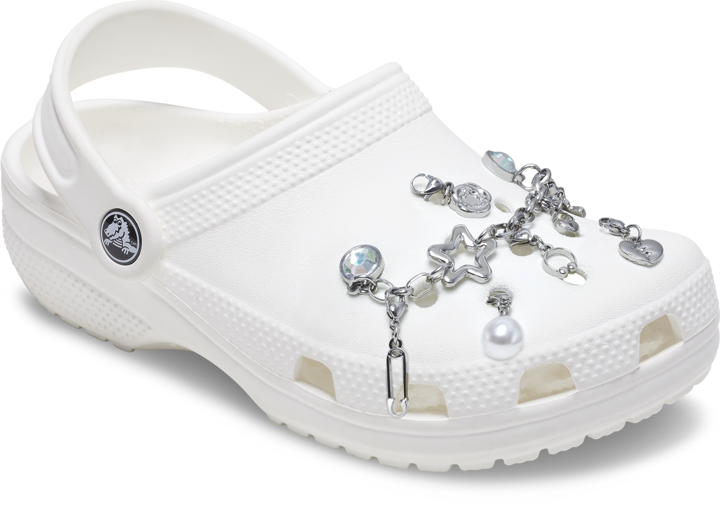Jibbitz™ Removable Punk Silver