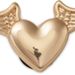 JIBBITZ GOLD HEART WITH WINGS