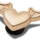 JIBBITZ GOLD HEART WITH WINGS