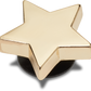 JIBBITZ TINY GOLD SIMPLE STAR