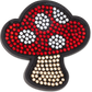 JIBBITZ BEADED MUSHROOM