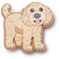 Jibbitz™ GOLDEN DOODLE PUPPY