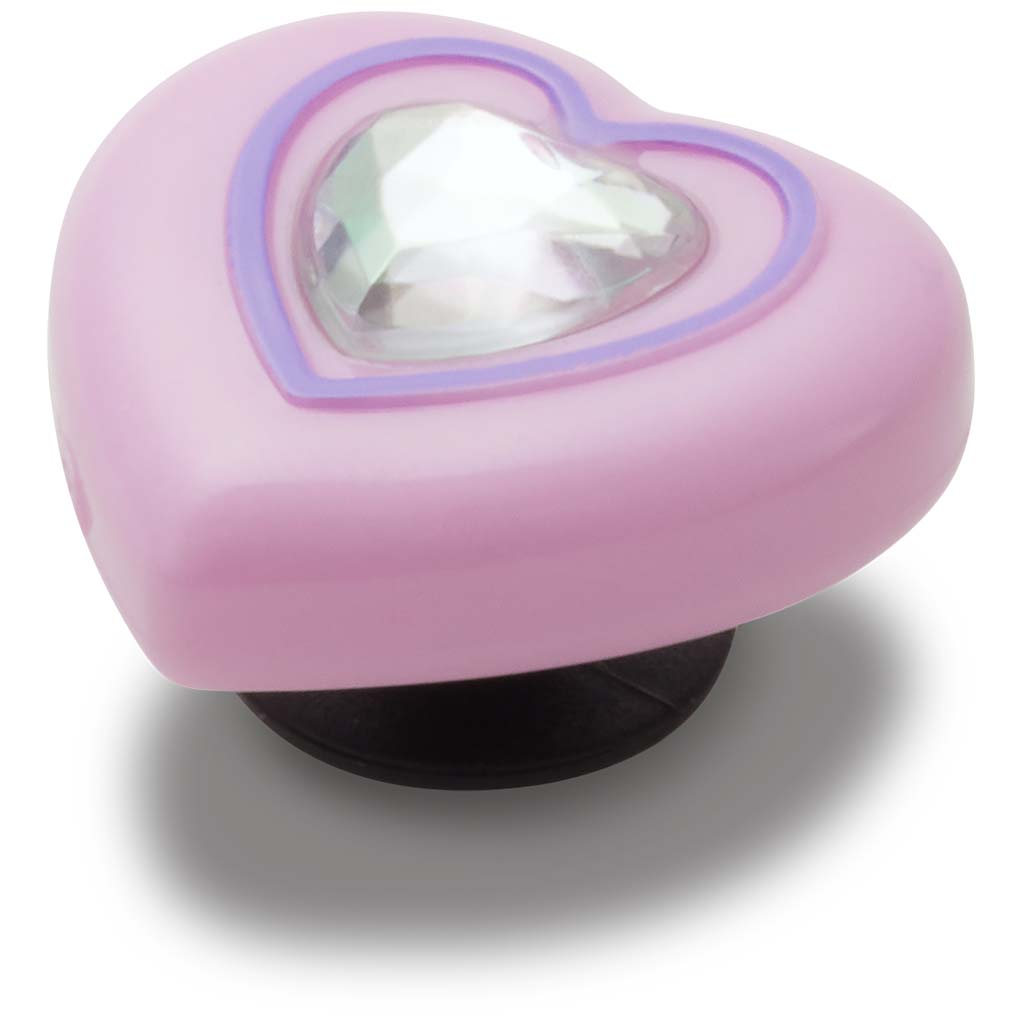 Jibbitz™ Pink Heart With Gem