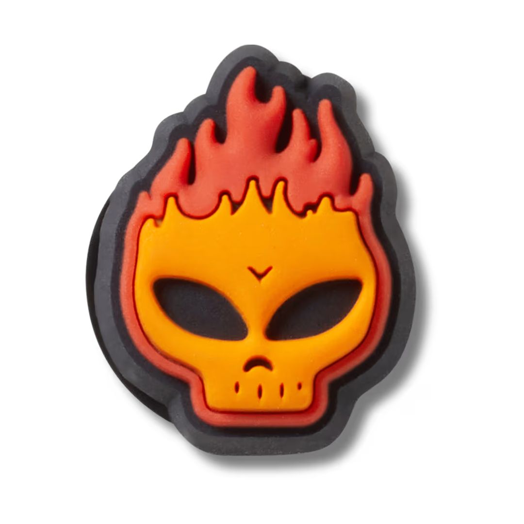 Jibbitz™ Flaming Skull