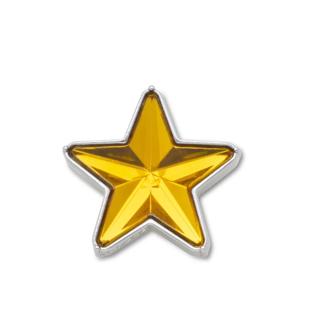 Jibbitz™ Orange and Silver SMT Gem Star