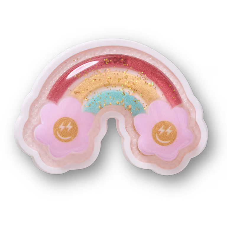 Jibbitz™ Squish Filled Daisy Rainbow