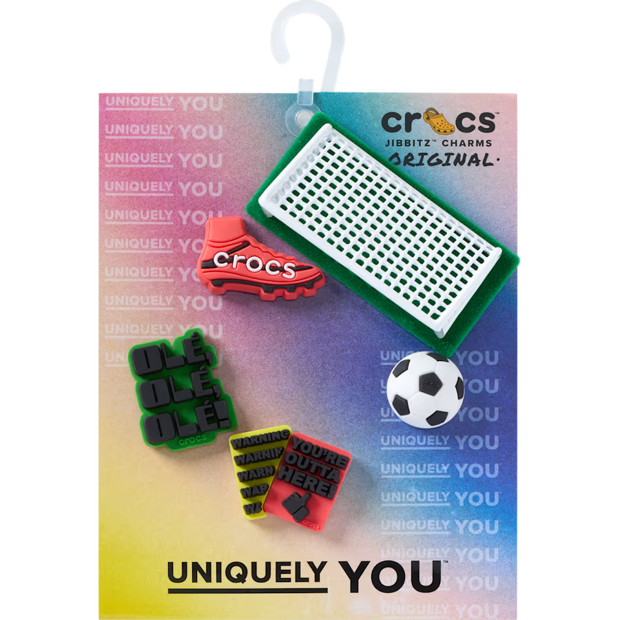 Jibbitz™ Soccer Game 5 Pack