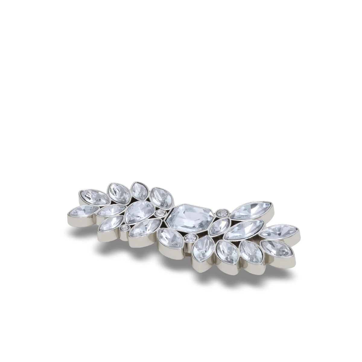 Jibbitz™ Silver Leaf Gem Charm