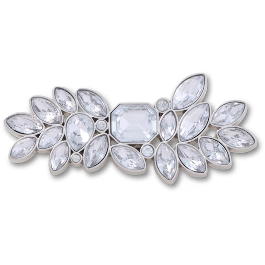Jibbitz™ Silver Leaf Gem Charm
