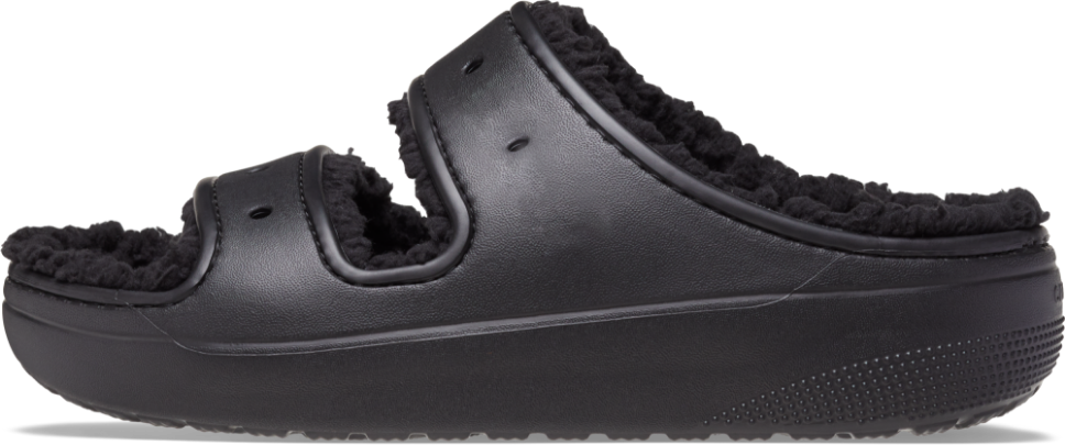 CLASSIC COZZZY SANDAL UNISEX ADULT - BLACK/BLACK
