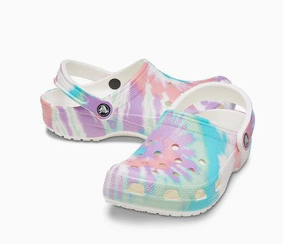 Classic Tie-Dye Graphic Clog