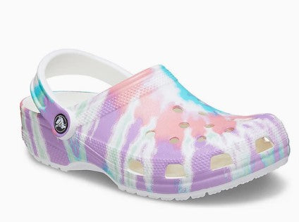 Classic Tie-Dye Graphic Clog