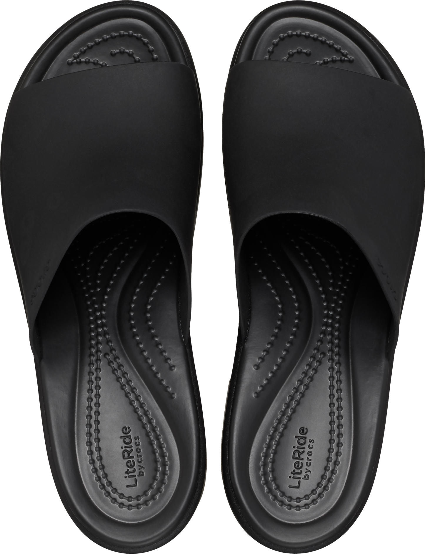 SANDALIA BROOKLYN SLIDE HEEL BLACK