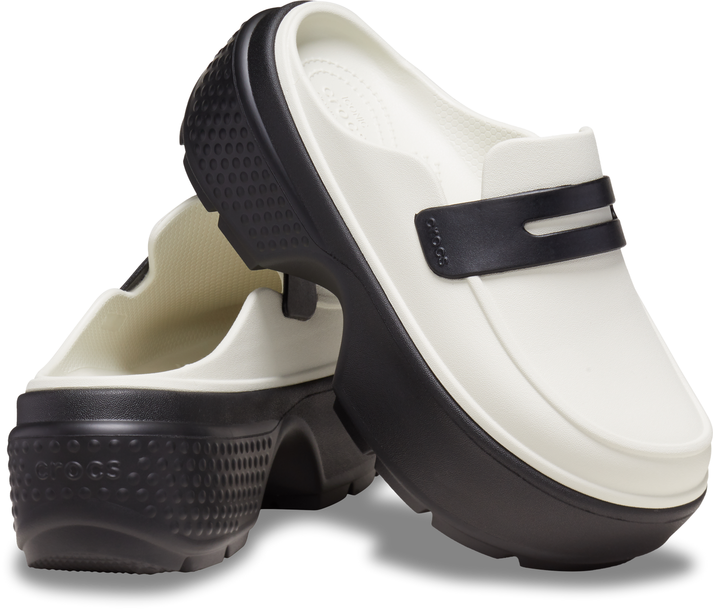 Stomp Loafer Black white/black