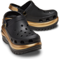 Crocs Mega Crush Metallic Clog Black / Gold