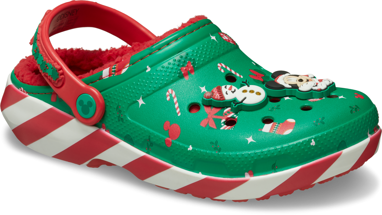 CROCS MICKEY XMAS LINED CLASSIC CLOG UNISEX KIDS - MULTI
