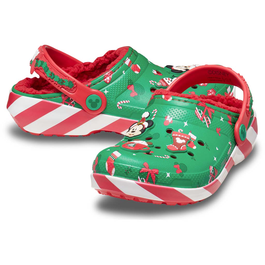 Mickey Xmas Lined Classic Clog Kids