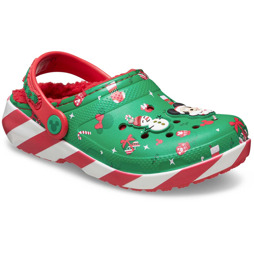 Mickey Xmas Lined Classic Clog Kids