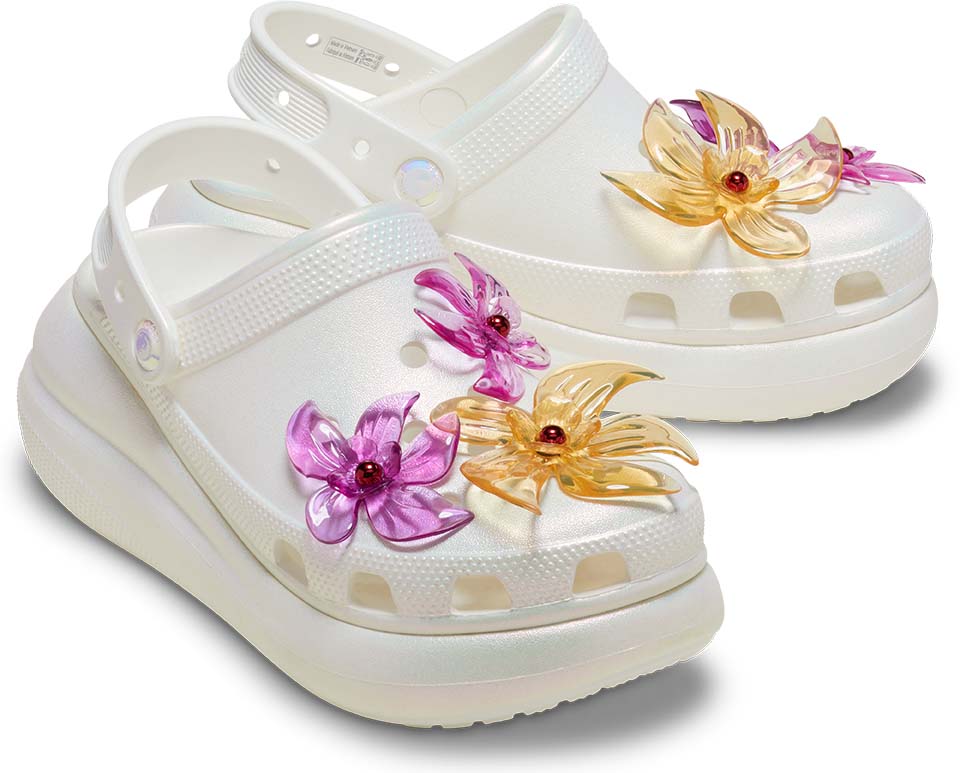 Crush Pearlized Florals Clog