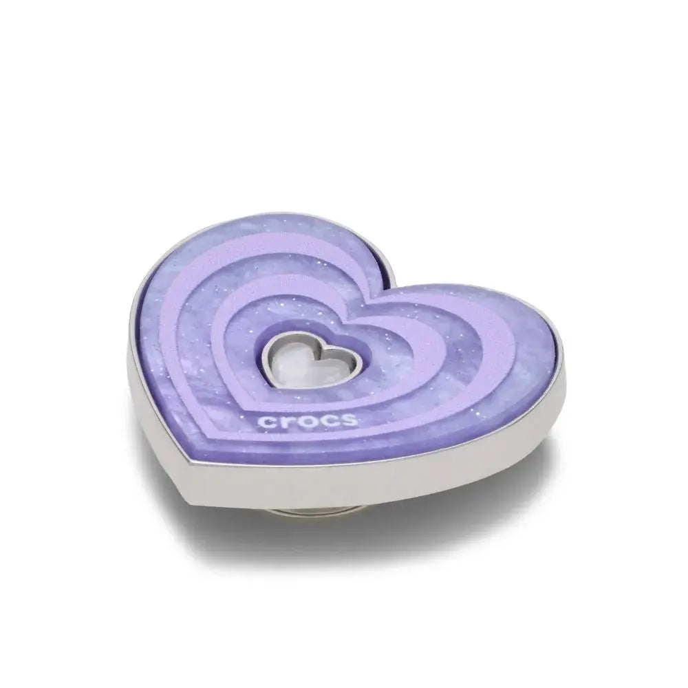 Jibbitz™ Marbled Purple Heart