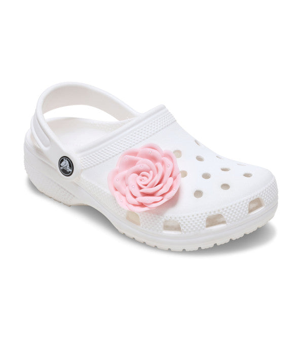 Jibbitz™ Pink Rose With Pearls