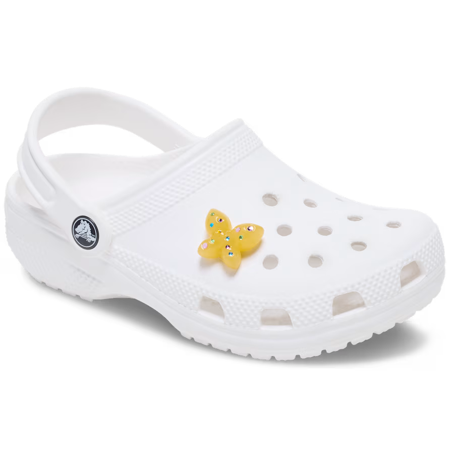 Jibbitz™ Dainty Gem Yellow Butterfly